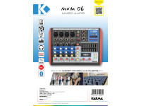 Karma  6 Canais USB/Bluetooth KM-MXM06